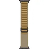 Apple Alpine Loop Large für Apple Watch Ultra (49mm) Mandel/Titan Schwarz (MYQ23ZM/A)