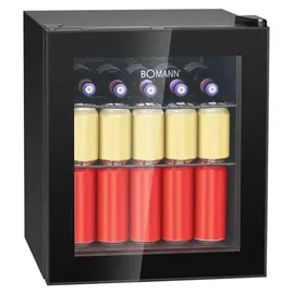Bomann KSG 7291 Getränkekühlschrank (46 l, 530 mm hoch, Schwarz)