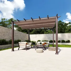 Paragon Florida 3,5 x 3,5 m cocoa braun