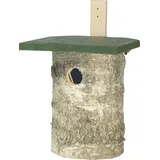 Wildlife - Cj Nisthöhle Birkenholz Grün Lxbxh 18x20x29,5 Cm Vogelhäuser
