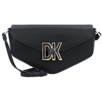 DKNY Downtown Schultertasche Leder 25 cm blk-gold