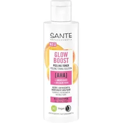 Sante-Naturkosmetik Pflege GesichtspflegeAHA, Aminosäure & Bio Aloe-VeraGlow Boost Peeling Toner 125 ml (55,92 € / 1 l)