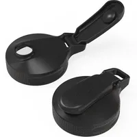 Masontops Multi-Top-Deckel, 2er Pack Regular (Small) Mouth Schwarz