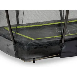 EXIT TOYS Silhouette Bodentrampolin 153 x 214 cm inkl. Sicherheitsnetz schwarz