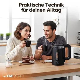 Clatronic WK 3837 1,7 l Schwarz