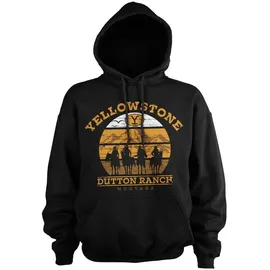 Yellowstone Hoodie Schwarz L