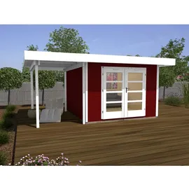 Weka Designhaus 126 A Gr.2 4,42 x 3,01 rot Doppeltür