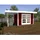 Weka Designhaus 126 A Gr.2 4,42 x 3,01 rot Doppeltür