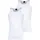 Boss Tank Top, 2er-Pack, für Herren, 100 WHITE, M