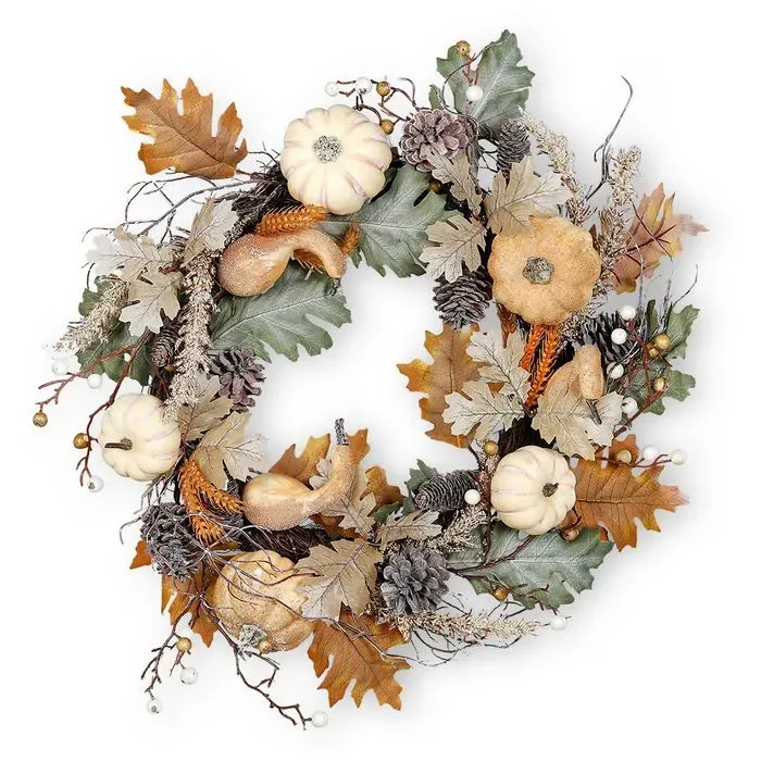 Deko-Kranz Autumn Ø 40 cm Kunststoff Braun