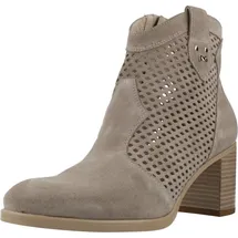 Nero Giardini Botin Tacon Velour Beige - Beige - 38