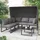 Merax Gartenlounge-Set 4-tlg. grau