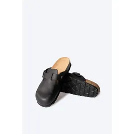 ROHDE Herren, Männer, Hausschuhe,verbandschuhe,Therapie-Sandalen,Klett-Hausschuhe,SCHWARZ,44 EU | Gr.: 44