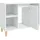 vidaXL Waschbeckenunterschrank Weiß 80x33x60 cm Holzwerkstoff