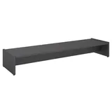 CARO-Möbel Monitorständer Zoom für 2 Monitore 100 x 15 x 27 cm Grau