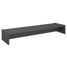 CARO-Möbel Monitorständer Zoom für 2 Monitore 100 x 15 x 27 cm Grau