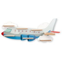 Kreative Feder Kinderregal MUSIKBOX-REGAL Flugzeug, für TONIE-BOX und TONIES inkl. 40 Metallplättchen bunt