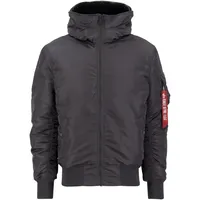 Alpha Industries MA-1 Hooded«, grau