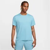 Nike Herren Df UV Miler Ss T-Shirt, Denim Turq/Reflective Silv, M