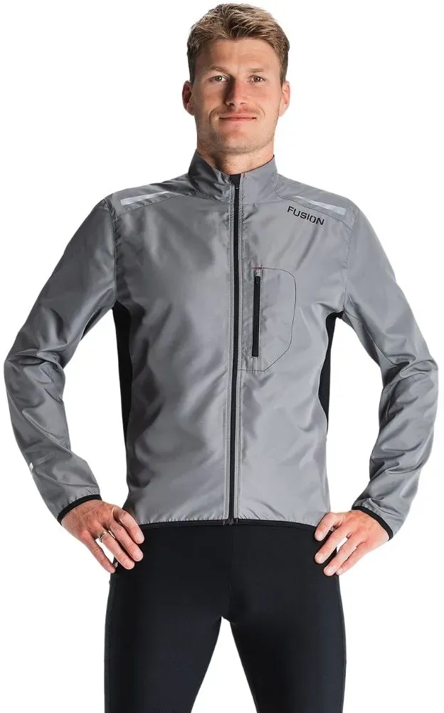 Fusion Herren S1 Run Jacket grau