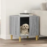 vidaXL Hundehütte Graues Sonoma 44 x 42 x 49 cm Holzwerkstoff