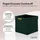 lycce Aufbewahrungskorb Faltbare Aufbewahrungsbox Cord 4P 33 x 33 x 31 cm grün