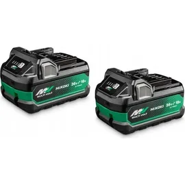 Hikoki 2 Akkus 36V 2,5 Ah / 18V 5,0 Ah MULTI VOLT BSL36A18X