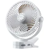 Vevor Mini Ventilator 0 cm Tischventilator Weiß