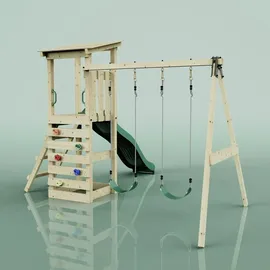 OUTDOORTOYS Spielturm Neapel Holz Dunkelgrün