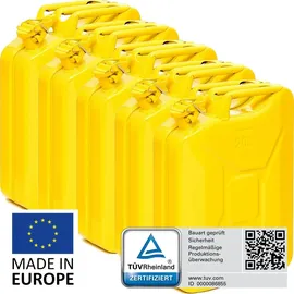 Bw Benzinkanister 20,0 l Gelb