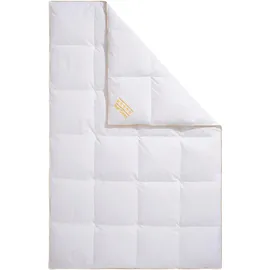 OBB Daunenbettdecke OBB "Emilias, Bettdecken für Sommer und Winter, Ganzjahresdecke", weiß, B:155cm L:220cm, Bezug: 100% Baumwolle. Füllung: 90% Daunen, 10% Federn, Bettdecken, Bettdecke 135x200 cm, 155x220 cm, weitere Größen, Made in Germany