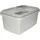 Kerbl Pet Erdbau für Kaninchenheim Bunny Base, Hasenbau, Kaninchenbau, grau, orange, 58x38,5x28,5cm, Kunststoff, Kaninchen, herausnehmbare Bodenwanne