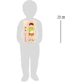 Small Foot Company small foot 5842 - Schichtenpuzzle, Anatomie Junge
