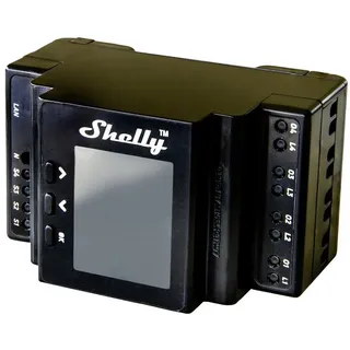 Shelly Pro 4PM Hutschienenrelais Bluetooth, Wi-Fi