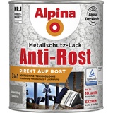 Alpina Anti-Rost Metallschutz-Lack 750 ml hammerschlag dunkelgrau