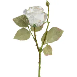 Deko-Blume VINTAGE ROSE - weiß