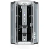 AcquaVapore Dampfdusche Duschkabine Sauna Dusche D58-13t2 90x90 cm, ohne 2k Scheiben Versiegelung