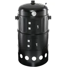Hti-Living Smoker BBQ schwarz