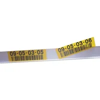 Etikettenhalter, selbstklebend, HxB 62 x 200 mm, transparent