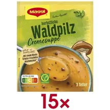 Maggi® herbstliche Waldpilz Cremesuppe 15x 3 Portionen