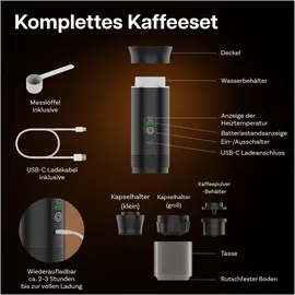 MMobiel Tragbare Kaffeemaschine schwarz