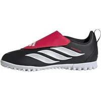 adidas Predator Club Velcro Fold-Over Tongue TF Multinocken-Fußballschuhe Kinder KI8867 - core black/cloud white/lucid red 25.5