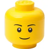 LEGO Storage Head Boy Mini 11 x 11 x 11 cm 1-tlg. gelb