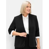 sheego Blazer Schwarz 48