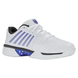K-Swiss Herren Express Light 3 Tennis Shoe, White/Dazzling Blue/Black, 41 EU