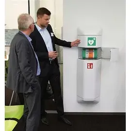 Eichner Aufsatz Defibrillator weiß