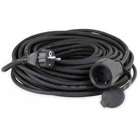 as - Schwabe AS Schwabe 60336 Strom Verlängerungskabel 16 A Schwarz 20.00 m H07RN-F 3G 1,5 mm2