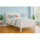 Komfortbett 90x200 Seniorenbett weiss Nachbildung #3114 - Weiß