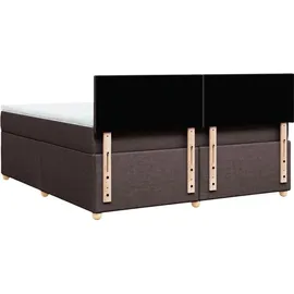 vidaXL Boxspringbett 180 x 200 cm Braun