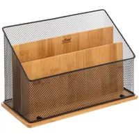 Five Atmosphera 5five - schreibtisch-organizer havi bambus schwarz